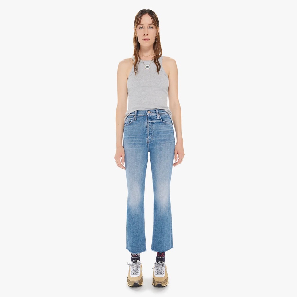 MOTHER “The Tripper Ankle Fray” in Je T’Aime, size 28